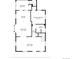 Floorplan of the home's main floor with a living room, dining area, kitchen, sunroom, bedroom, and bath at 5103 Quitman St, Denver, CO 80212