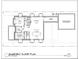 This layout exhibits a basement floor plan complete with a bedroom, game room, TV room, and storage area at 1120 S Gaylord St, Denver, CO 80210