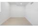 A clean and ready-to-be finished basement space with recessed lighting at 4745 N Clay St, Denver, CO 80211