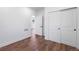 Spacious bedroom with wood floors and closet at 4745 N Clay St, Denver, CO 80211