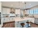 Well-designed kitchen featuring a central island and stainless steel appliances at 38 Morgan Cir, Erie, CO 80516