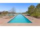 Community lap pool with mountain views at 10687 Featherwalk Way, Highlands Ranch, CO 80126