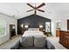 Main bedroom suite features a neutral palette, vaulted ceiling, and ensuite bath at 11985 Singing Winds St, Parker, CO 80138