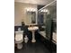 Bathroom with tile floors and shower-tub combo at 475 W 12Th Ave # 4E, Denver, CO 80204