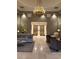 Luxury building lobby with elegant lighting, sophisticated decor, and elevator access at 475 W 12Th Ave # 4E, Denver, CO 80204
