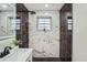 Stylish bathroom with elegant tile work and modern fixtures at 5235 Dover St, Arvada, CO 80002