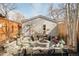 Backyard oasis with stylish outdoor furniture, fire pit, and lush greenery, creating a cozy retreat at 432 N Ogden St, Denver, CO 80218