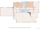 Detailed floor plan showcasing layout of bedrooms, bathrooms, and living spaces at 5565 Osage Way, Larkspur, CO 80118