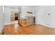 Bright dining area with a built-in bar and hardwood floors at 1914 E 16Th Ave, Denver, CO 80206