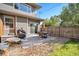 Private patio with table and chairs, perfect for outdoor dining at 921 Raleigh St, Denver, CO 80204