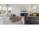 Cozy living room with plush seating, a TV, and natural light from windows at 20998 E 60Th Pl, Aurora, CO 80019