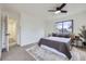 Bedroom with a ceiling fan and carpet at 1700 W 102Nd Ave, Thornton, CO 80260