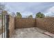 Enclosed brick patio offering a private outdoor space, complete with concrete floor at 1700 W 102Nd Ave, Thornton, CO 80260