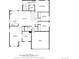 Detailed first-floor floor plan showcasing the layout of the kitchen, living room, and bedrooms at 13601 Krameria St, Thornton, CO 80602