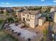 Aerial view of the back of house with deck and spacious backyard at 7207 S Scottsburg Way, Aurora, CO 80016