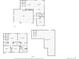 Detailed floor plan showcasing layout of main level, upper level, and unfinished basement at 7207 S Scottsburg Way, Aurora, CO 80016