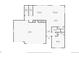 Detailed floor plan of the main level showcasing layout of garage, living spaces, kitchen, and bedroom at 7207 S Scottsburg Way, Aurora, CO 80016