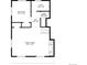 Second floor layout showcases a bedroom, bathroom, Gathering room, and halls at 10538 Quivas St, Northglenn, CO 80234