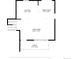 Layout of main floor featuring kitchen, living and dining rooms with porch at 10538 Quivas St, Northglenn, CO 80234