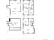 Collection of floor plans showing layout of all levels of the home at 10538 Quivas St, Northglenn, CO 80234
