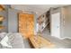 Open-concept living room with stairs and an adjacent closet at 331 Chelsea St, Castle Rock, CO 80104