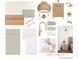 Bathroom design featuring gold fixtures, tan vanity, and woven lighting at 6650 W 46Th Pl, Wheat Ridge, CO 80033