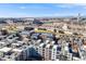 An aerial view of the neighborhood featuring nearby attractions and amenities at 1438 Little Raven St # 301, Denver, CO 80202