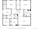 Detailed floorplan showcasing layout of the home, including bedrooms, bathrooms, and common areas at 2062 Hyacinth Rd, Highlands Ranch, CO 80129
