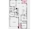 Layout of the first floor with dimensions and an optional flex space at 17196 W 92Nd Loop, Arvada, CO 80007