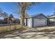 Single car detached garage with driveway at 4855 Dover St, Arvada, CO 80002