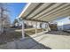 Covered patio overlooking the backyard at 4855 Dover St, Arvada, CO 80002