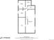 Detailed floor plan of the house's basement level, highlighting the layout and dimensions of each room at 2777 Ironton St, Denver, CO 80238
