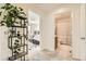 Hallway with view of bedroom and bathroom at 10141 Eudora Ct, Thornton, CO 80229