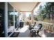 Outdoor patio with seating, providing a relaxing space with a view at 111 S Monroe St # B104, Denver, CO 80209