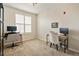 Bright office space with neutral carpet, bright windows, and space for dual desks at 1767 N Pearl St # 308, Denver, CO 80203