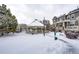 Community gazebo with snow covered ground at 9381 Ashbury Cir # 102, Parker, CO 80134