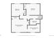 Second floor plan featuring bedrooms, bathrooms, and closets with listed dimensions at 6472 W Brittany Pl, Littleton, CO 80123