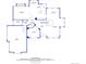 Floorplan layout for the second floor featuring a living room, dining area, kitchen and office at 9368 S Silent Hills Dr, Lone Tree, CO 80124