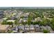 Expansive aerial view of a neighborhood blending modern homes with lush trees, capturing the charm of urban living within green landscapes at 340 Milwaukee St, Denver, CO 80206