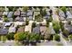 Aerial view displaying the property's location within the neighborhood at 1317 S Saint Paul St, Denver, CO 80210