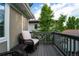 Relaxing balcony with comfortable seating offering a serene outdoor space at 1317 S Saint Paul St, Denver, CO 80210