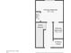 Third floor plan featuring the main bedroom, bathroom and closet space at 3943 W 12Th Ave, Denver, CO 80204