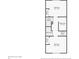 Second floor plan featuring two bedrooms, a bathroom, and laundry room at 3943 W 12Th Ave, Denver, CO 80204