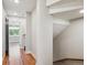 Hallway features hardwood floors and access to other rooms at 3943 W 12Th Ave, Denver, CO 80204