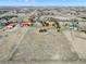 Aerial view of the property, showcasing its expansive lot size and rural location at 40154 E Colorado Ave, Bennett, CO 80102