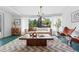 Bright living room featuring a neutral sofa, stylish decor, and a large window with outdoor views at 2675 S Eudora St, Denver, CO 80222