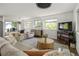Living room featuring natural light, wood floors, neutral paint and stylish decor at 6470 Field St, Arvada, CO 80004