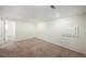 Finished basement with recessed lighting, neutral walls and carpeting, and white trim at 15892 E Arkansas Pl, Aurora, CO 80017