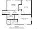 Layout featuring bedrooms, baths, hall, and a primary bedroom at 2165 S Flower St, Lakewood, CO 80227