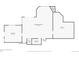 Basement floor plan featuring entertainment room, bedroom, gym, and bathroom at 1423 Belford Ct, Evergreen, CO 80439